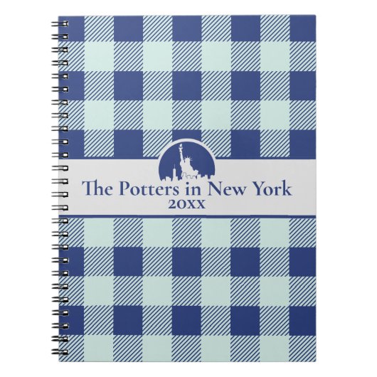 NYCパーソナライズされたファミリートリップ ノートブック (正面)