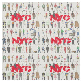 NYCピープルニューヨーク市市民ニューヨーク ファブリック