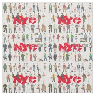NYCピープルニューヨーク市市民ニューヨーク ファブリック