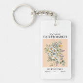 NYCフラワーマーケット地獄のキッチンカラフル キーホルダー (正面)