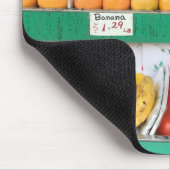 NYCフルーツスタンド歩道スーパーマーケット マウスパッド (コーナー)