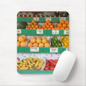 NYCフルーツスタンド歩道スーパーマーケット マウスパッド (マウス)