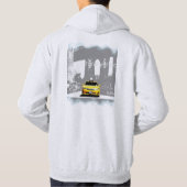 Nycブルックリンブリッジイエロータクシニューヨークシティ パーカ (裏面)