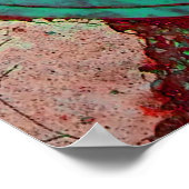 NYCブロードウェイ通りマンホールカバーアートプリント ポスター (角)