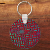 NYCブロードウェイ通りマンホール蓋 キーホルダー (正面)