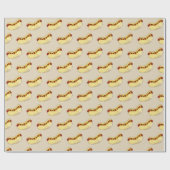 NYCホットドッグフランクフランクフルターウィナーマスタードパン ラッピングペーパー (フラット)