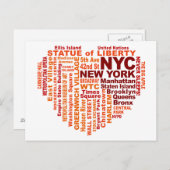 NYCポストカード – カスタマイズ可能 ポストカード (正面/裏面)