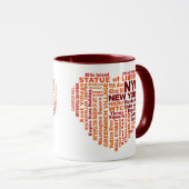 NYCマグカップ – 選択スタイル&カラー マグカップ (正面右)
