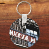 NYCマディソンアヴェ キーホルダー (正面)