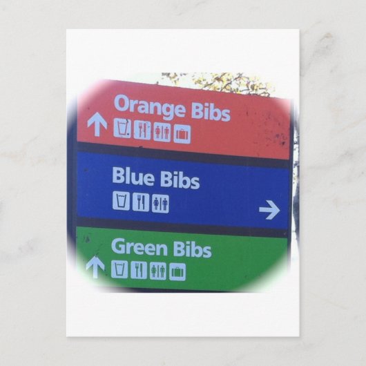 NYCマラソンよだれかけ ポストカード (正面)