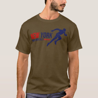 NYCマラソン走2021マロンランナー Tシャツ