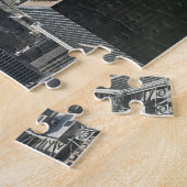 NYCマンハッタンサニースカイラインエンパイアステート ジグソーパズル (側面)