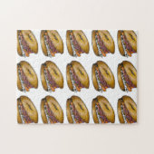 NYCユダヤ人デリベーゲルケーパーロックスクリームチーズ ジグソーパズル (横)