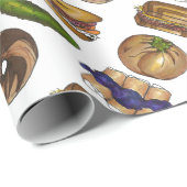 NYCユダヤ人デリ食品クニッシュピックベーゲルブラインツロックス ラッピングペーパー (ロールコーナー)