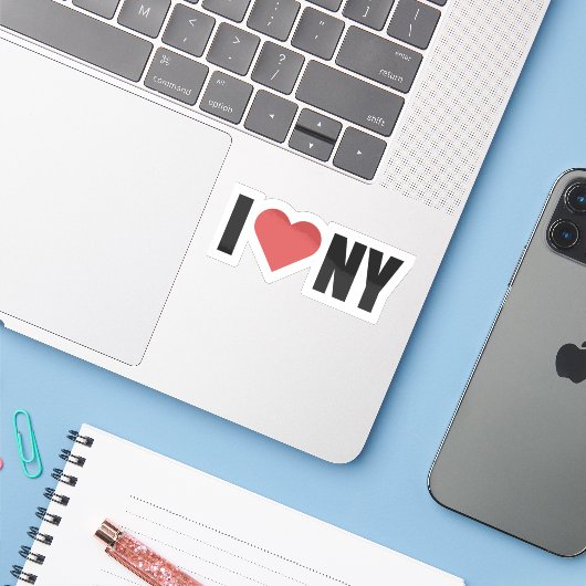 NYCラバーヴィンテージデザイン シール (ノートパソコンとiPhone)
