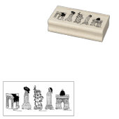 NYCランドマークスニューヨークシティクリスマスクリスマスホリデー ラバースタンプ (押印)