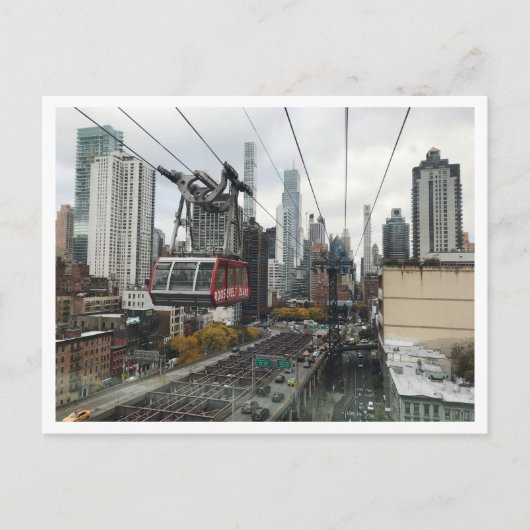 NYCルーズベルトアイランドトラムウェイ ポストカード (正面)