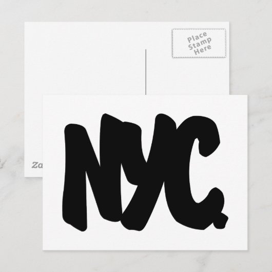 NYCレター ポストカード (正面/裏面)