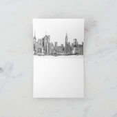 NYCロマンチックターコイズ カード (内部)