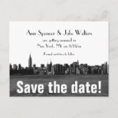NYCワイドスカイラインが日付を保存 案内ポストカード (正面)