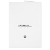 NYCワイドスカイラインエッチングBWクリスマスホリデー (裏面)