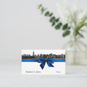 NYCワイドスカイラインエッチングBW Bl王室の座席表#2 プレイスカード (スタンド正面)