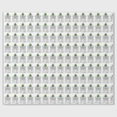 NYCワシントンスクエアアーチクリスマスニューヨークシティ ラッピングペーパー (フラット)