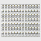 NYCワシントンスクエアハヌカー（ユダヤ教）メノラーニューヨーク ラッピングペーパー (フラット)