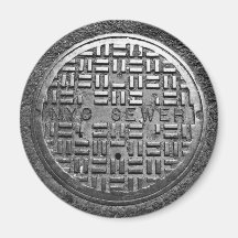 NYC下水カバー磁石