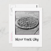 NYC下水道はがき ポストカード (正面/裏面)