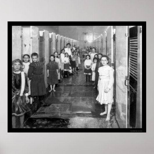 NYC公衆浴場1910 ポスター (正面)