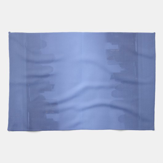 NYC圧倒する青く霧深いスカイラインCricketDiane キッチンタオル (横)