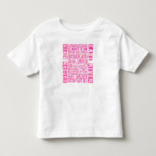 NYC地区ホットピンク トドラーTシャツ