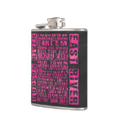 NYC地区ホットピンク フラスク (左)