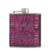 NYC地区ホットピンク フラスク (正面)