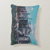 NYC大きいAppleの小さい点の写実的なスタイル アクセントクッション (裏面(縦))