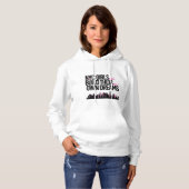 NYC女子は自分の夢を築く パーカ (正面フル)