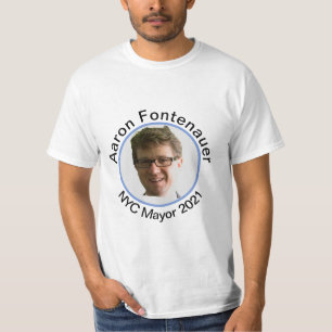 NYC市長2021のアーロン·フォンデナウア Tシャツ