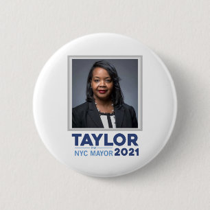 NYC市長2021のジョイセリン·テイラー 缶バッジ