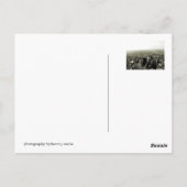 NYC帝国州の意見B&W ポストカード (裏面)