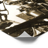 NYC来ポスター「Fly With Me」コニー島 ポスター (角)