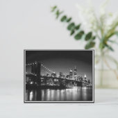 NYC白黒 ポストカード (スタンド正面)