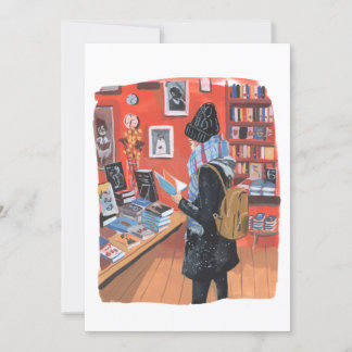 NYC読書店の冬 招待状