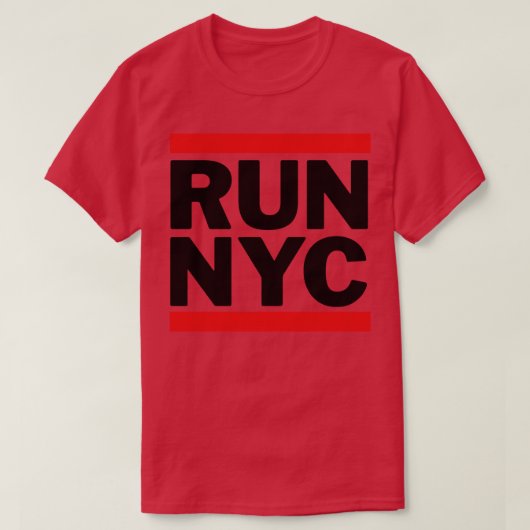 NYC走ニューヨークシティ Tシャツ (デザイン正面)