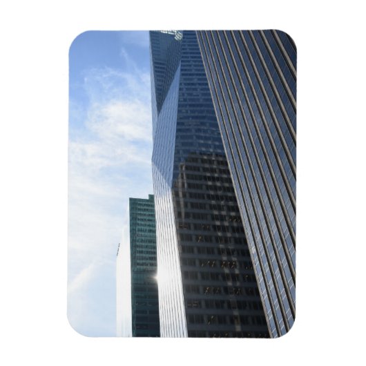 NYC超高層ビルマンハッタンアーキテクチャーニューヨーク マグネット (縦)
