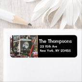 NYC郵送差出人住所ラベル ラベル (インサイチュ)