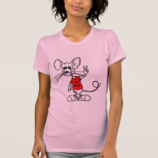 NYC都市ラットの規則 Tシャツ (正面)