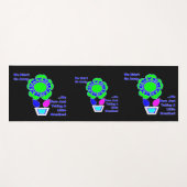 NYC開花 ヨガマット (正面(横))