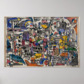 NYC鳥の視点 | Joaquin Torres-Garcia ポスター (正面)