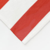 NYC |の赤、白く及び青のデザイン フリースブランケット (角)